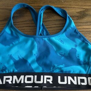 Under Armour Women's Teal and Navy sports bra
